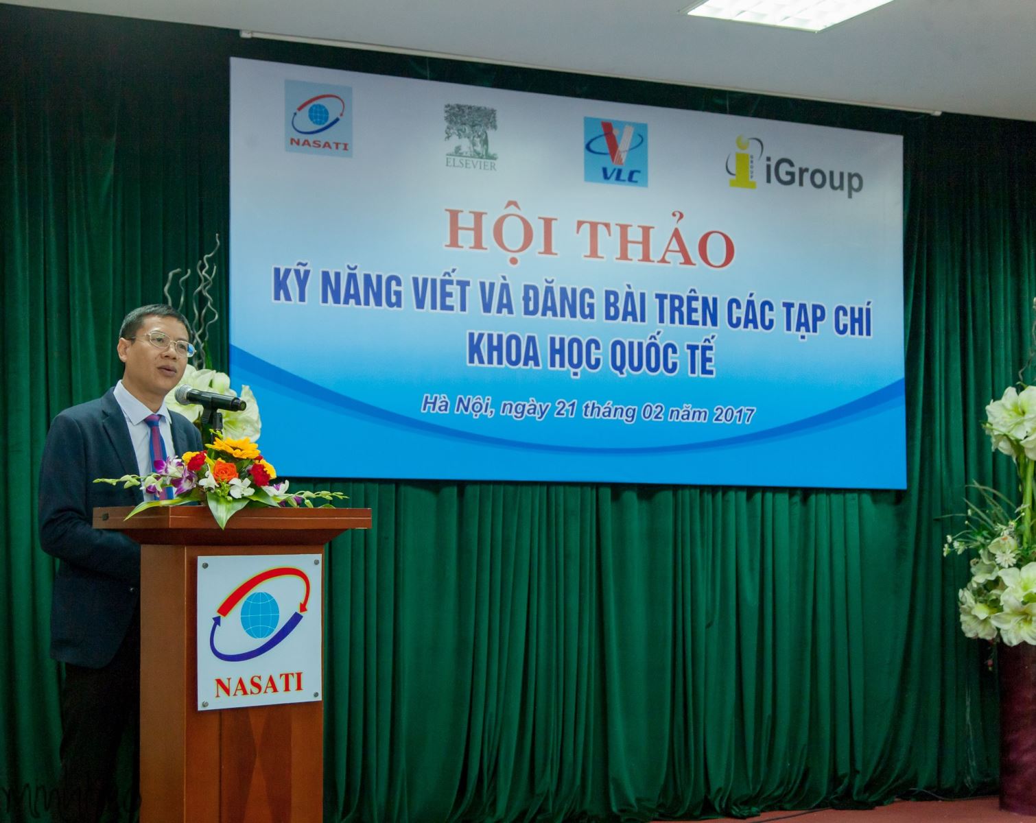 Ông Lê Xuân Định – Cục trưởng Cục Thông tin KH&CN phát biểu tại Hội thảo